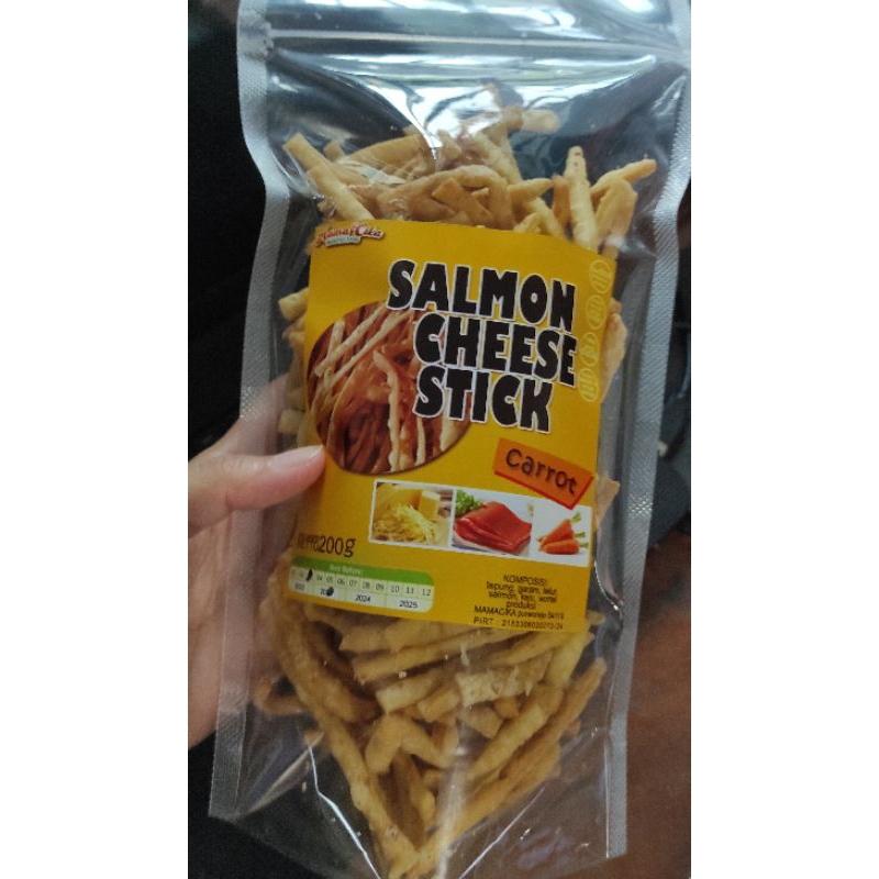 

CHEESE STICK SALMON/ cheese stick salmon / cistiksalmon / cemilan non msg/ cemilanSehatAnak / finger food / cistik non msg