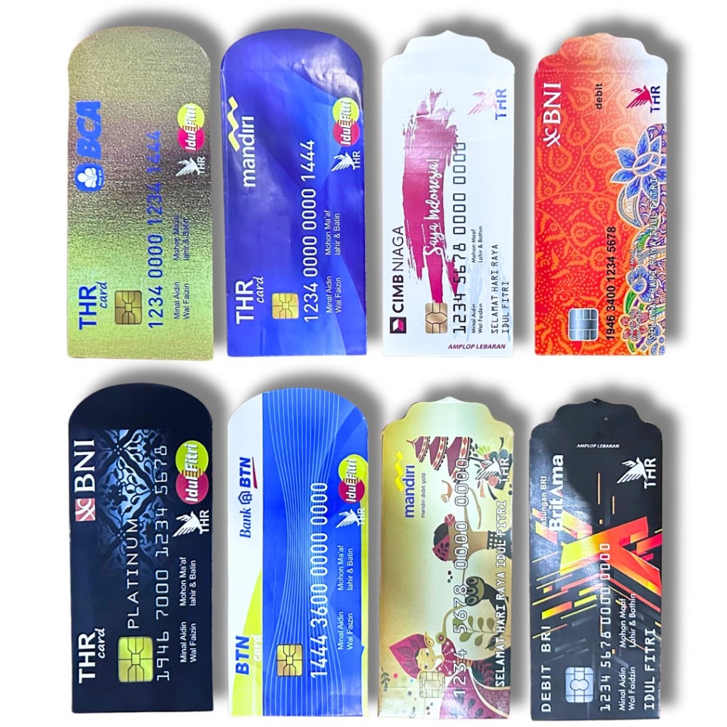 

(100 LEMBAR) DEOS-TERBARU AMPLOP ANGPAU LEBARAN MOTIF ATM DAN UANG MAINAN UKURAN PANJANG ISI 100 PCS