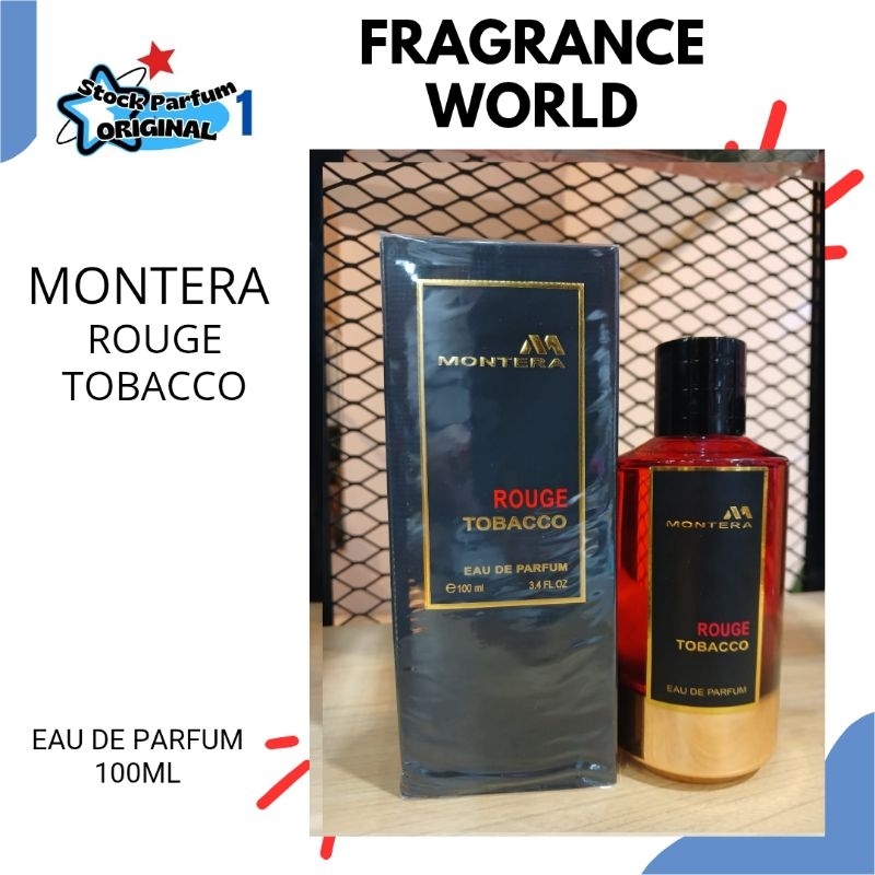 FRAGRANCE WORLD MONTERA ROUGE TOBxCCO EDP 100ML