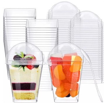 Cup puding Gelas Jelly CH 24 (10PCS) akrilik dessert mini