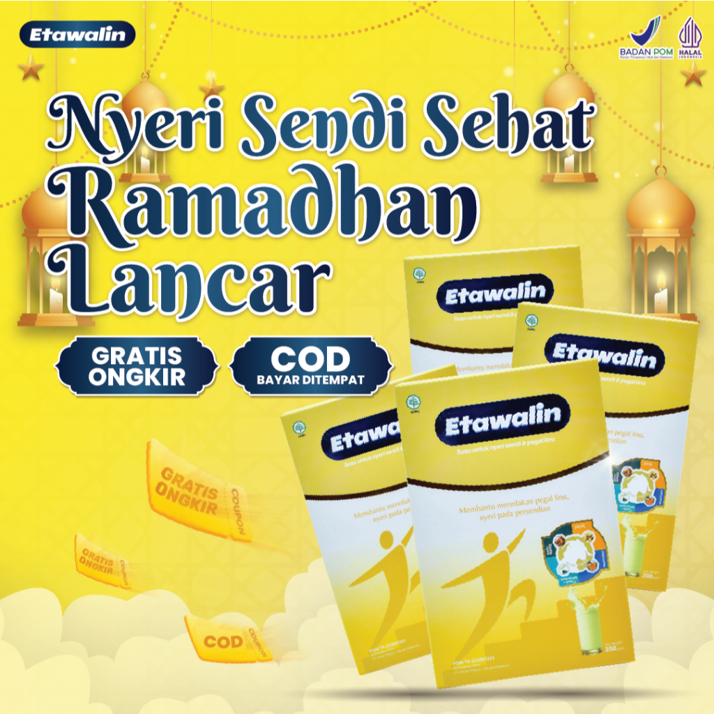 

- Susu Etawalin Original 100% - Solusi Mengatasi Masalah Nyeri Sendi Tulang dan Memperbaiki masalah Asam Urat Original BPOM dan Halal.