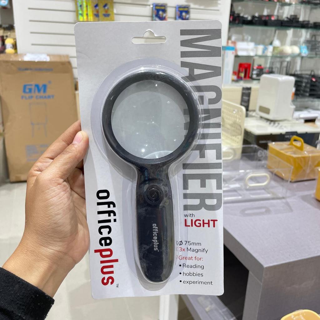 

Gramedia - OFFICE-P MAGNIFIER 75MM +LIGHT BLACK OP-M75B-L