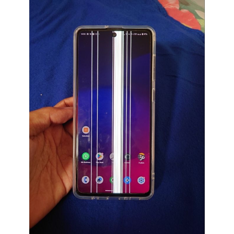 A71 minus LCD tidak original