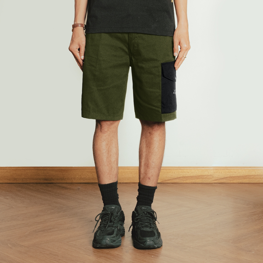 Vearst Affaires Short Cargo Pants Frodo Olive Black