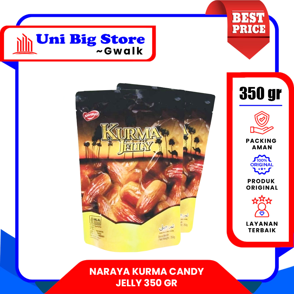 

PERMEN NARAYA KURMA DATE CANDY JELLY - 350 gr