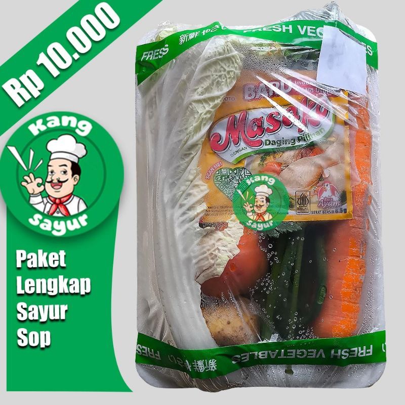 

PAKET 10.000 LENGKAP SAYUR SOP