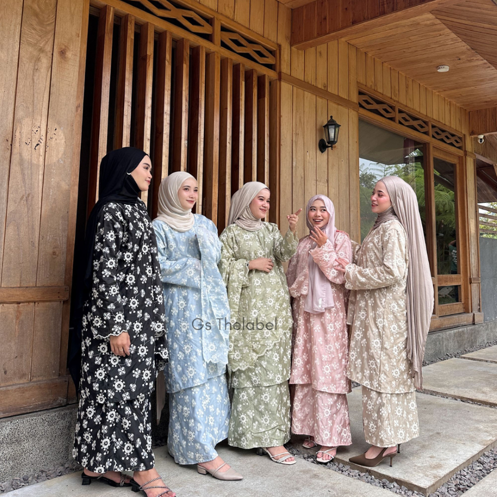 EXCLUSIVE MAZAYA ONE SET BAJU KURUNG MELAYU BUSUI MALAYSIA BAHAN KATUN SIZE M-L DAN XL-XXL LD 100 DA