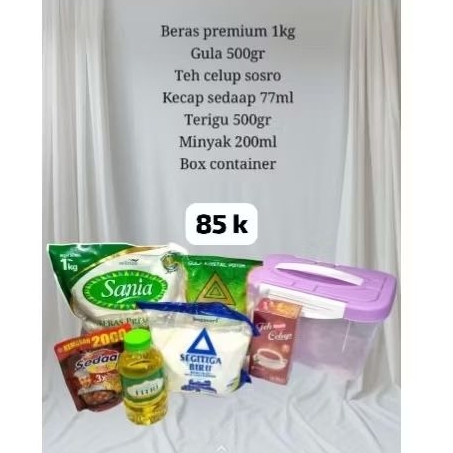 

paket sembako murah 85 k