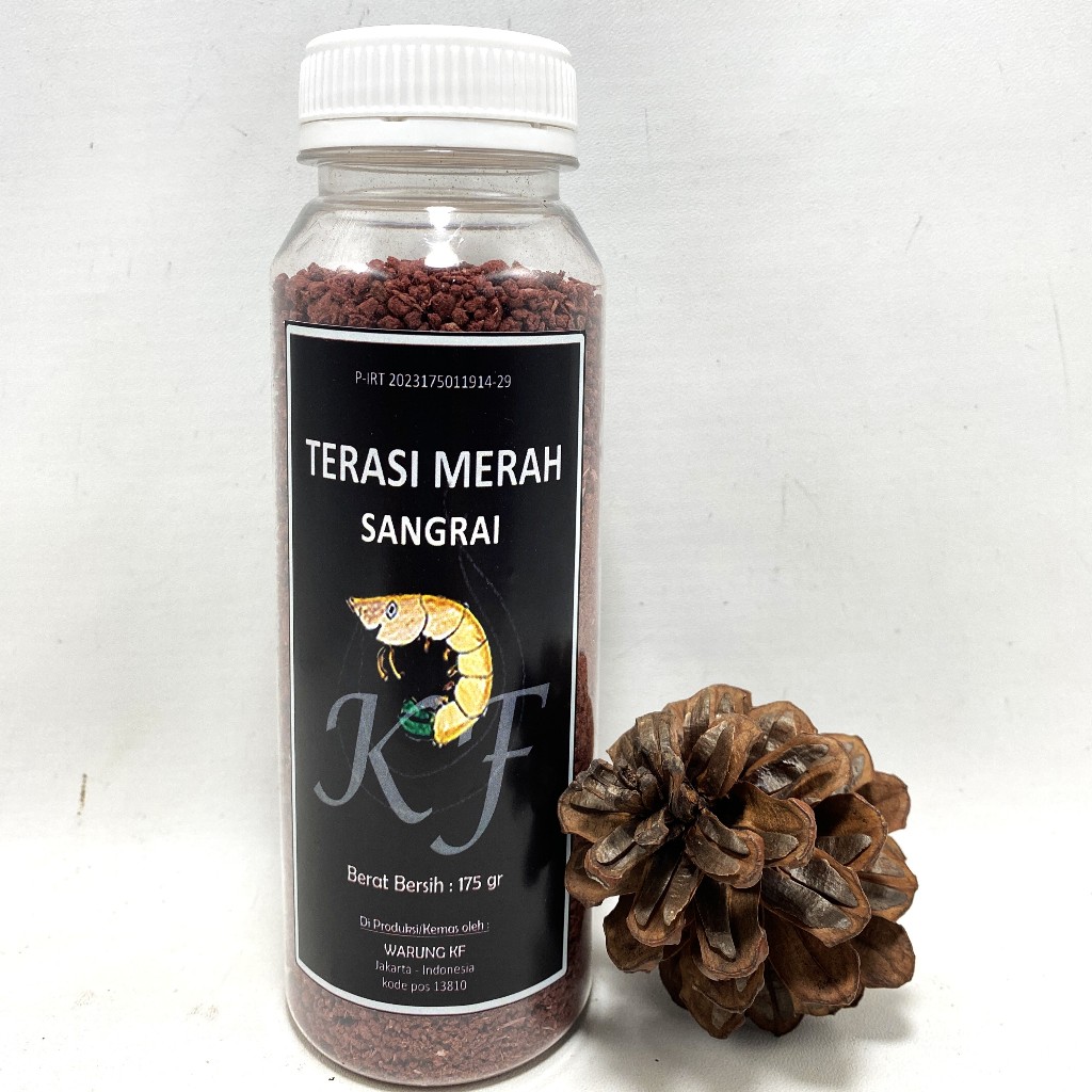 

Terasi Merah Tradisional Sangrai matang siap pakai Khas Sunda 175 gr Termurah