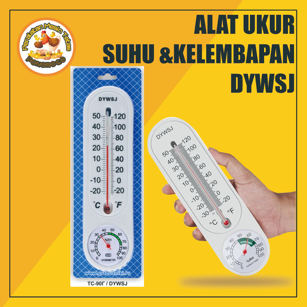 Termometer Higrometer Ruang Thermometer Hygrometer Analog Raksa DYWSJ