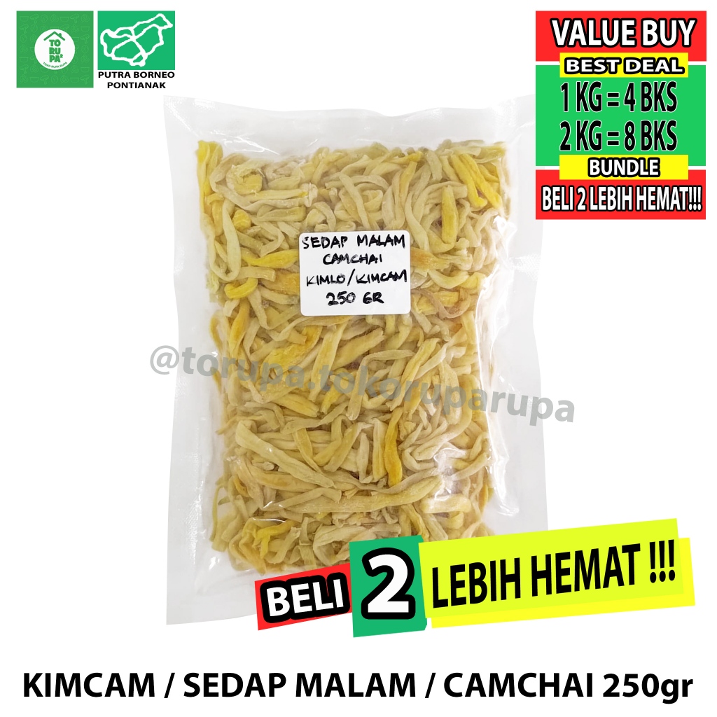 

[Premium] Sedap Malam 250 gr / Dried Kimcam / Kincam / Camchai / Sup Kimlo