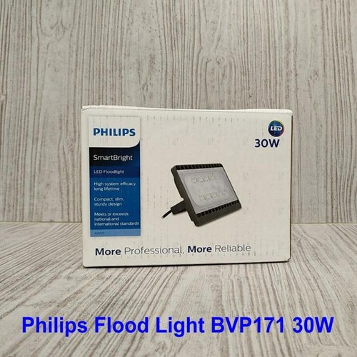 LAMPU SOROT LED BVP171 30Watt 30W PHILIPS FLOOD LIGHT TEMBAK GREY