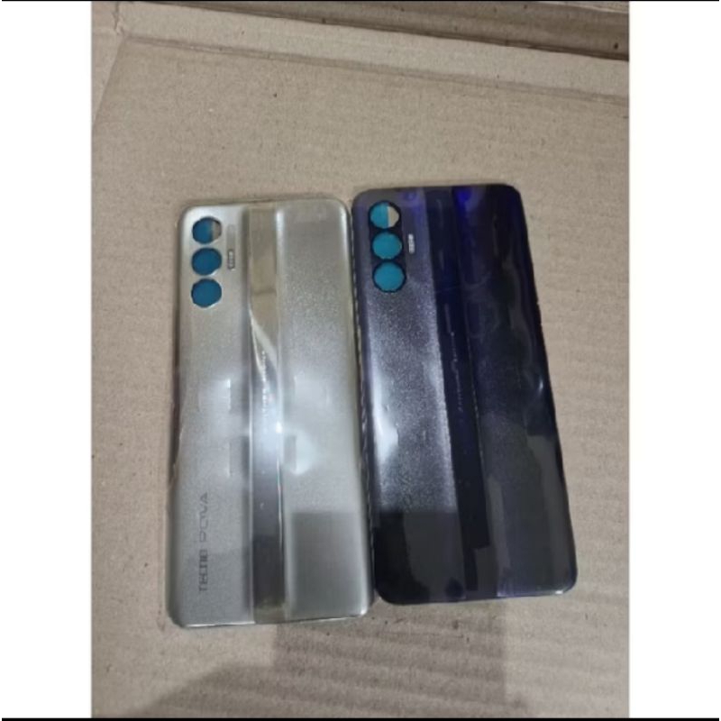 BACKDOOR TUTUP BELAKANG COVER BATERAI CASING HOUSING TECNO POVA 3 LF7n  ORIGINAL