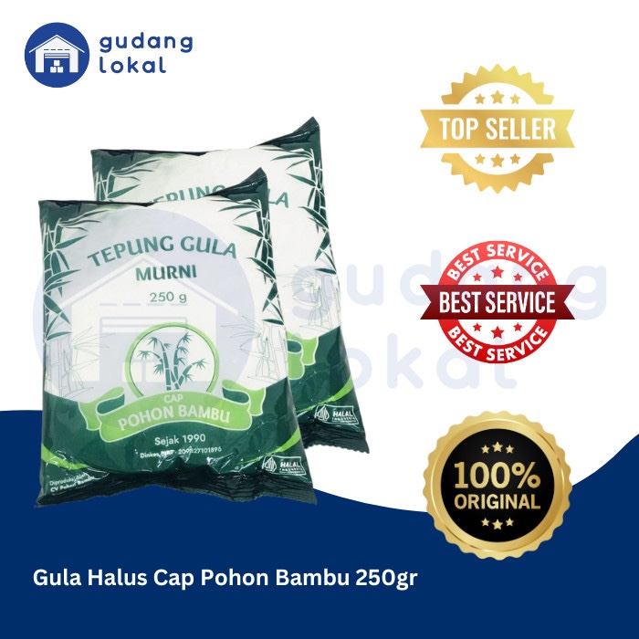 

GULA HALUS CAP POHON BAMBU 250GR