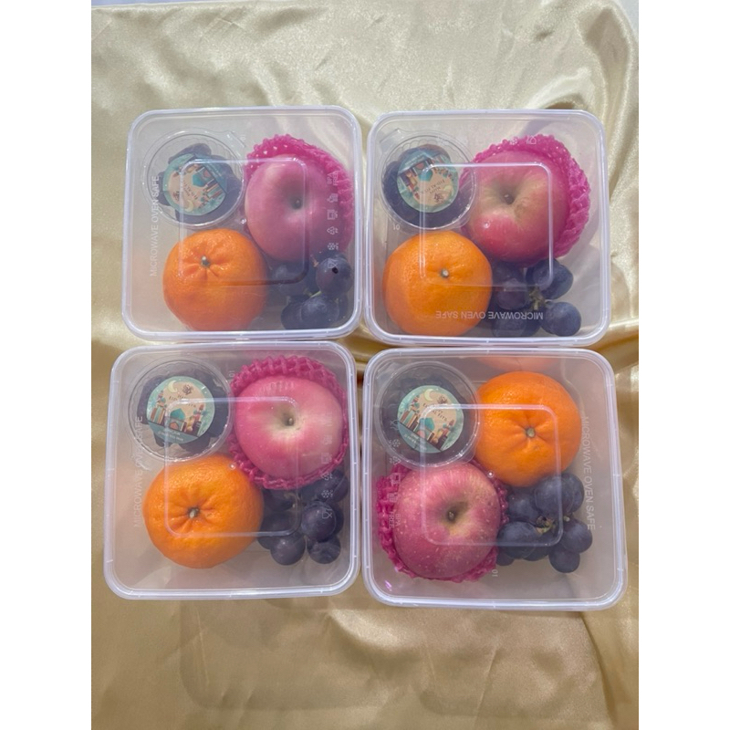 

Hampers bagi bagi parcel idul fitri lebaran jumat berkah kurma buah surabaya sidoarjo