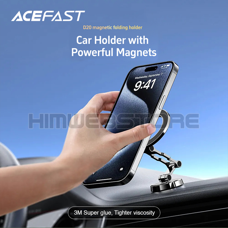 Himwebstore - ACEFAST Car Holder Hp Handphone mobil Magnetic Magsafe ACEFAST D20 Dasboard