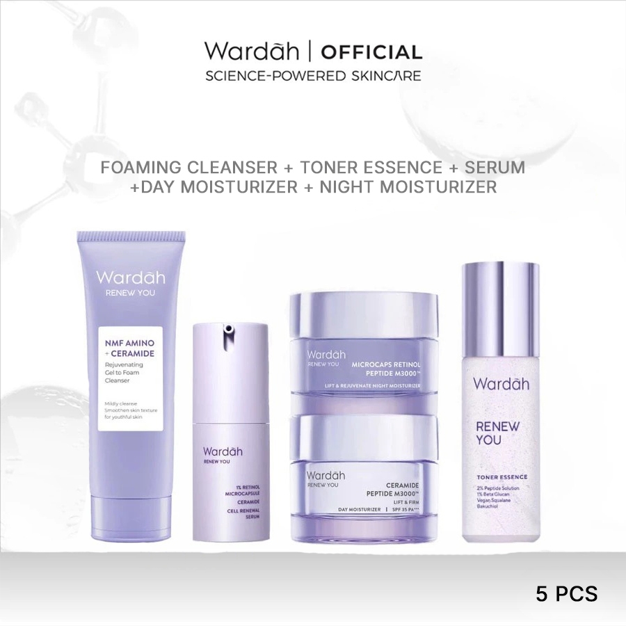 Wardah Paket Renew You H5 Item Besar Wardah Renew You Anti Aging Wardah Original