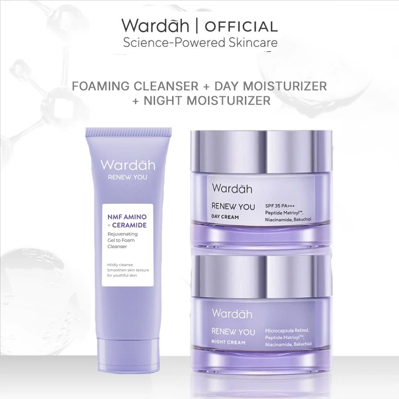 Wardah Paket Renew You F3 Item Besar Wardah Renew You Anti Aging Wardah Original