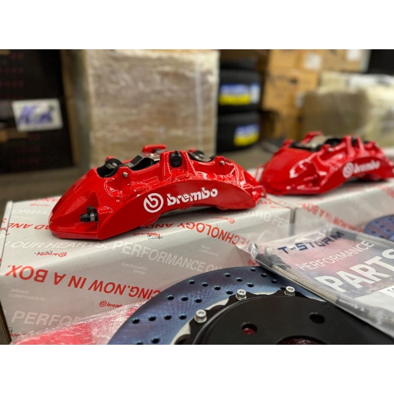 bbk brembo ctsv 6pot bbk brembo pajero OPS pnp rotor 355mm ready 