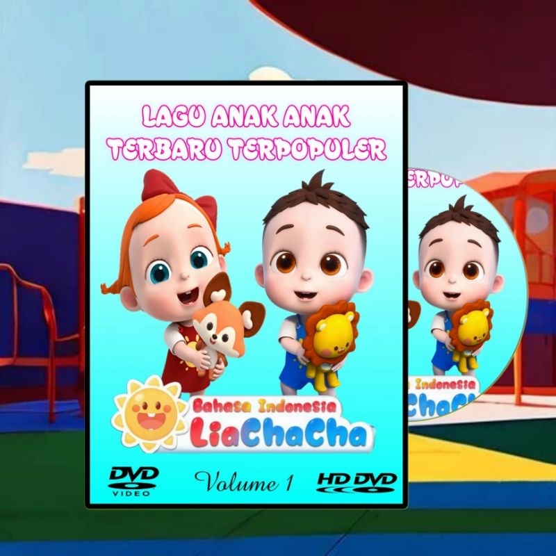 Kaset DVD Vidio Lagu Anak Bahasa Indonesia LiaChaCha - DVD Mobil Musik Edukasi Anak Terbaru Terpopul