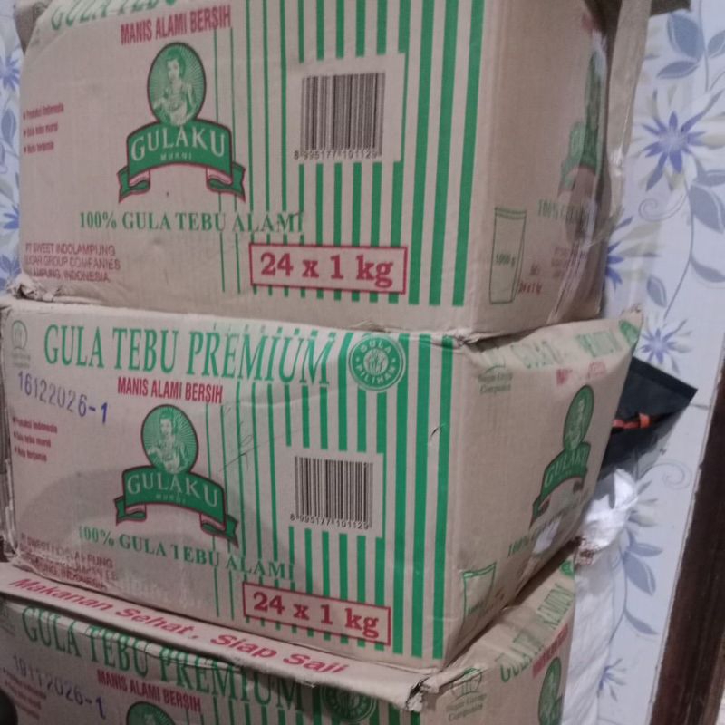

Gulaku PUTIH 1 kg ( 1 karton isi 24 kg)