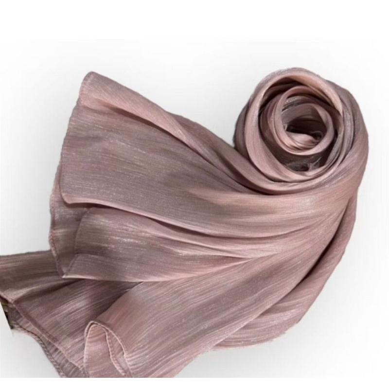 STOK TERBATAS Pashmina Shimmer silk Youryou/Pasmina Shimmer Silk/ Arabian Shimmer Silk