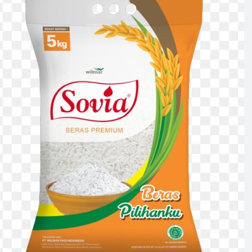 

beras sovia kemasan 5 kg beras SOVIA