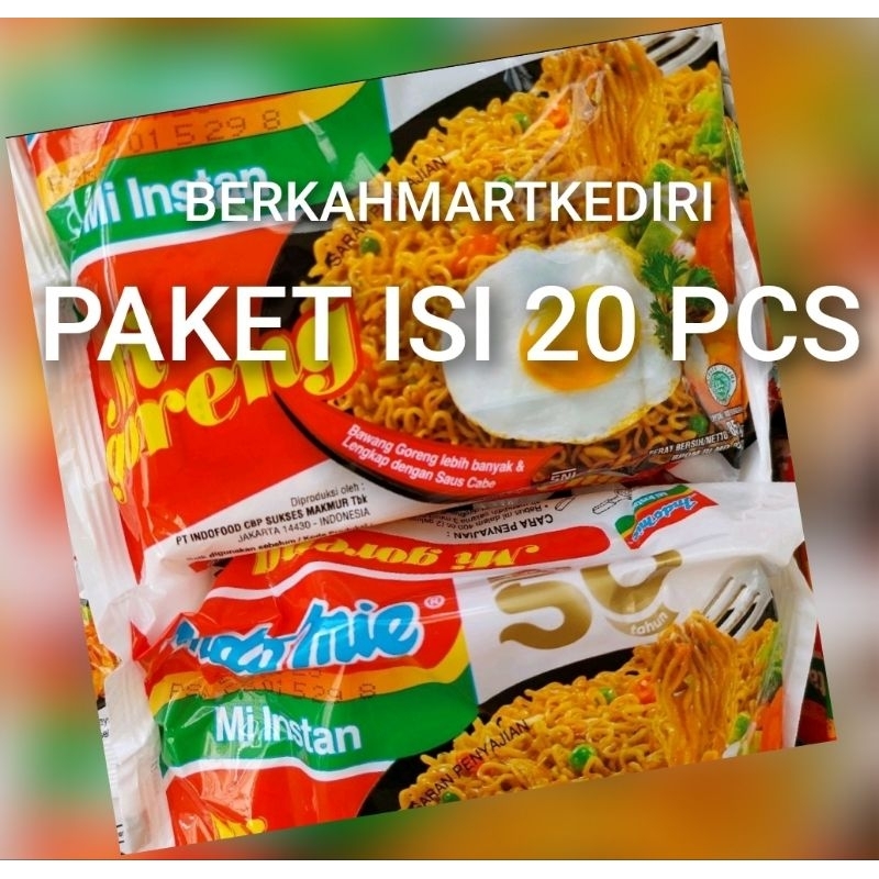 

Indomie goreng paket isi 20 pcs