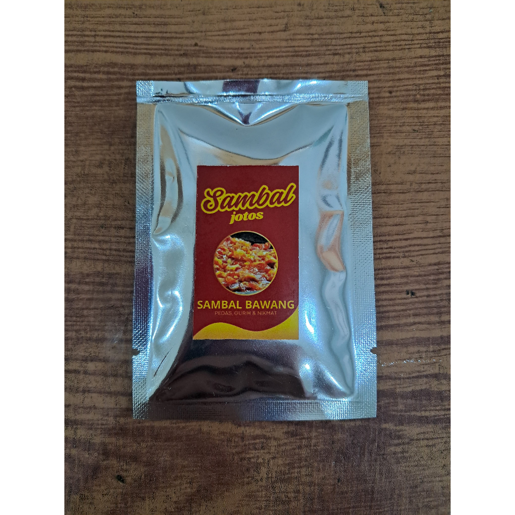 

Sambal Jotos Bawang Kemasan Sachet 20gr