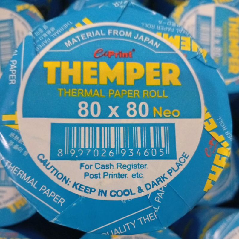 

Promo Harga Grosir ... Kertas Kasir Thermal Struk E-print Neo Ukuran 80×80 mm per roll free packing kardus