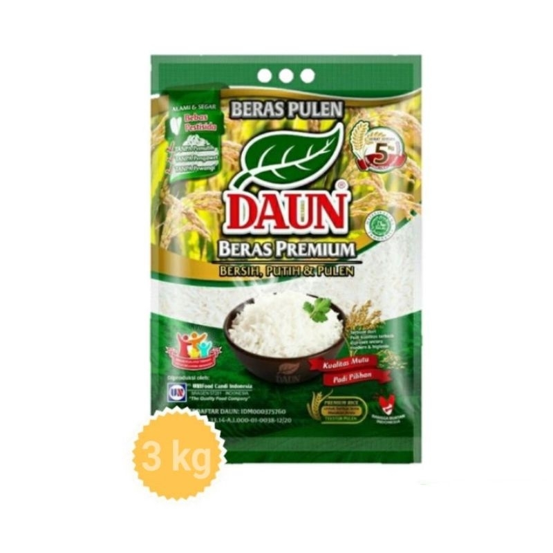 

Daun Beras Premium 3kg