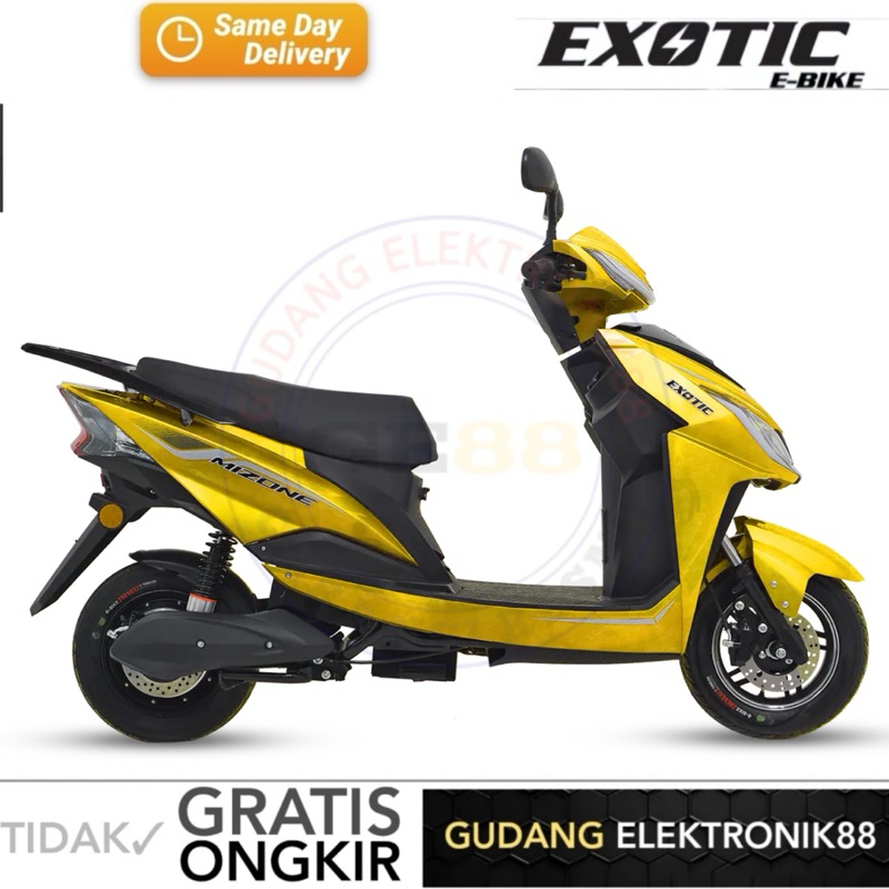 Motor Listrik Mizone Sepeda motor Listrik EXOTIC By Pacific Motor Power 1000W Promo Sepeda Listrik M