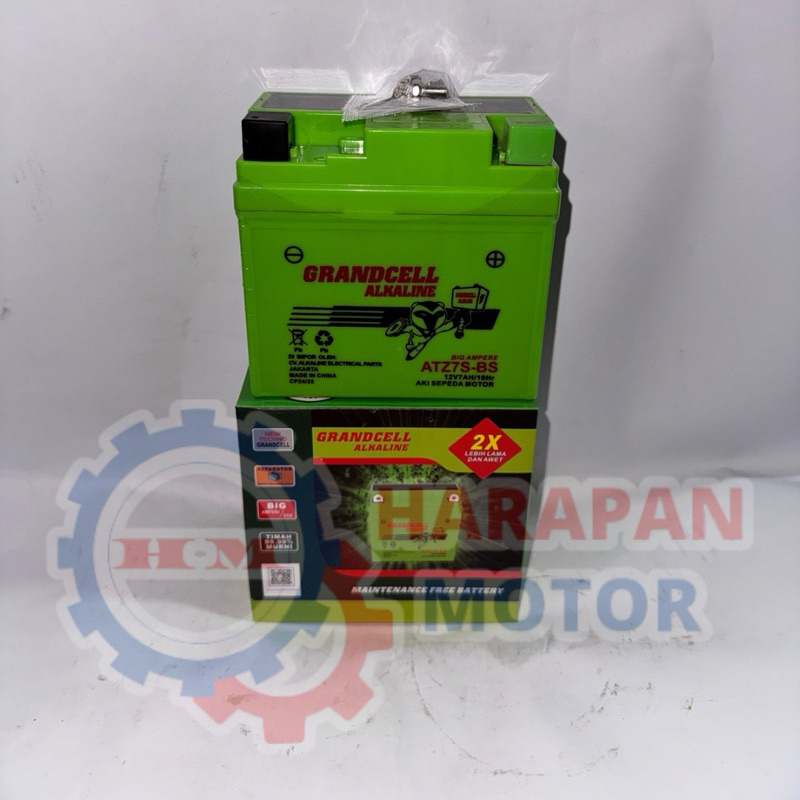 Harapan Motor - Aki Alkaline Satria Fu (ATZ7S-BS)