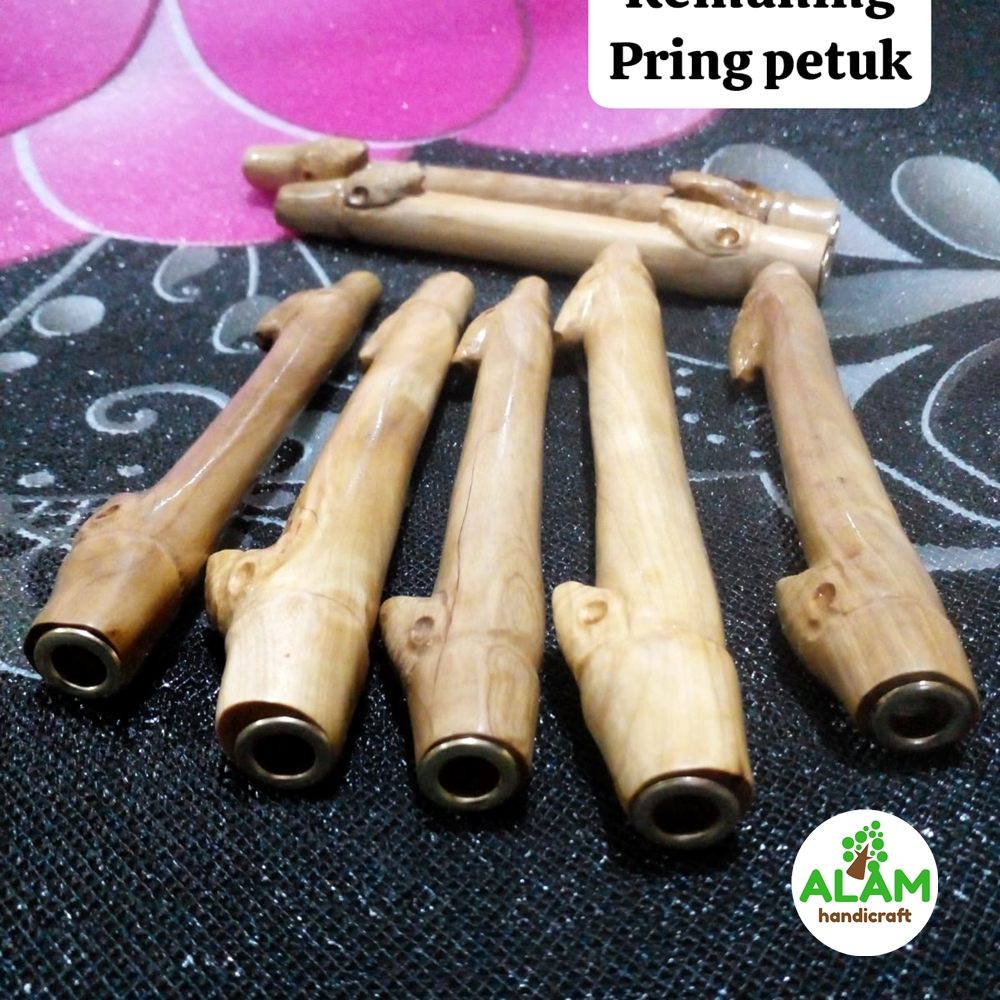 ONCE PIPA PIPO KAYU KEMUNING MODEL BAMBU PETUK