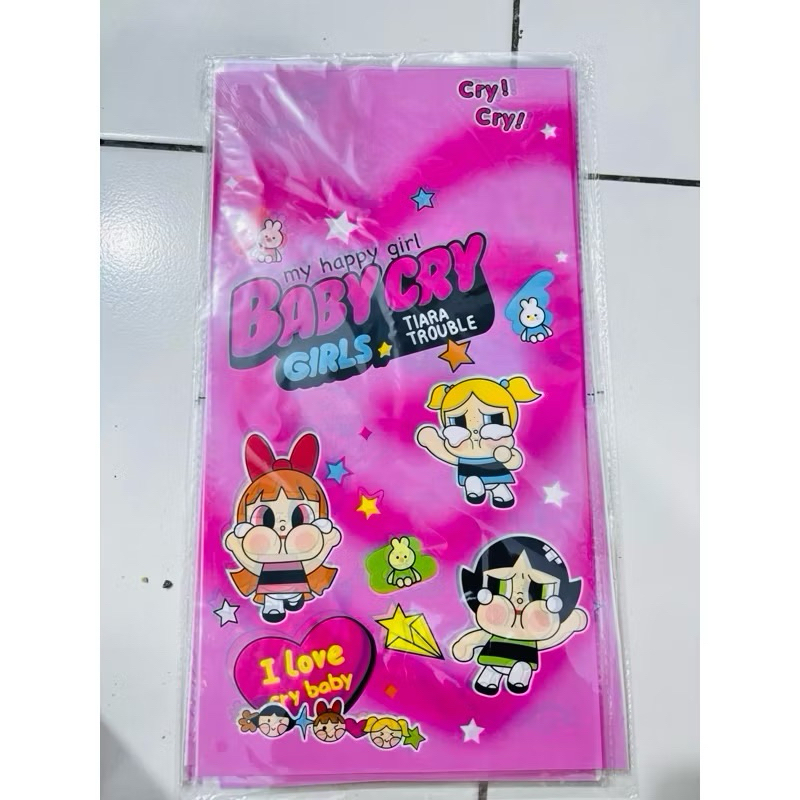 

Opp party bag isi 10 motif baby Cry! Cry!