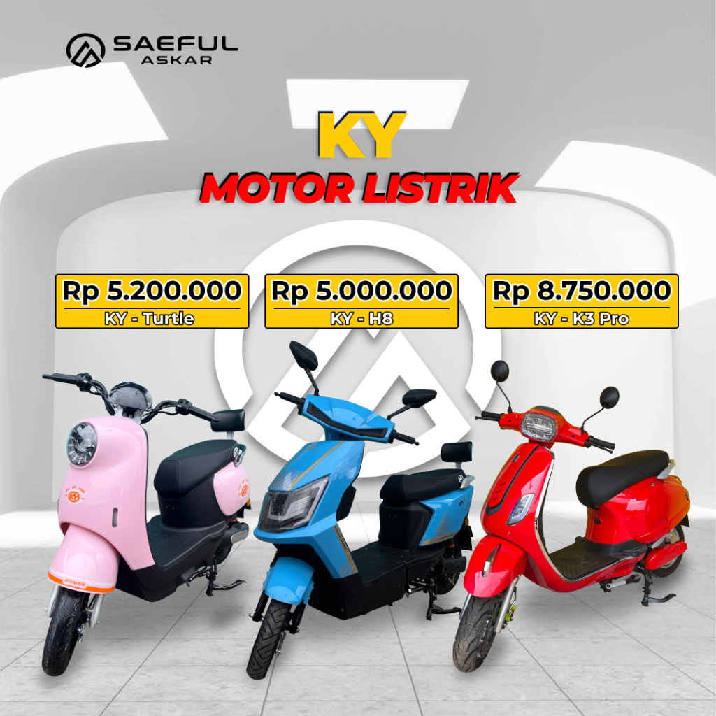 KuangYu Sepeda Listrik Turtle Kuangyu H8 Motor Listrik Kuangyu K3 Pro KY E-Bike Sepeda Listrik