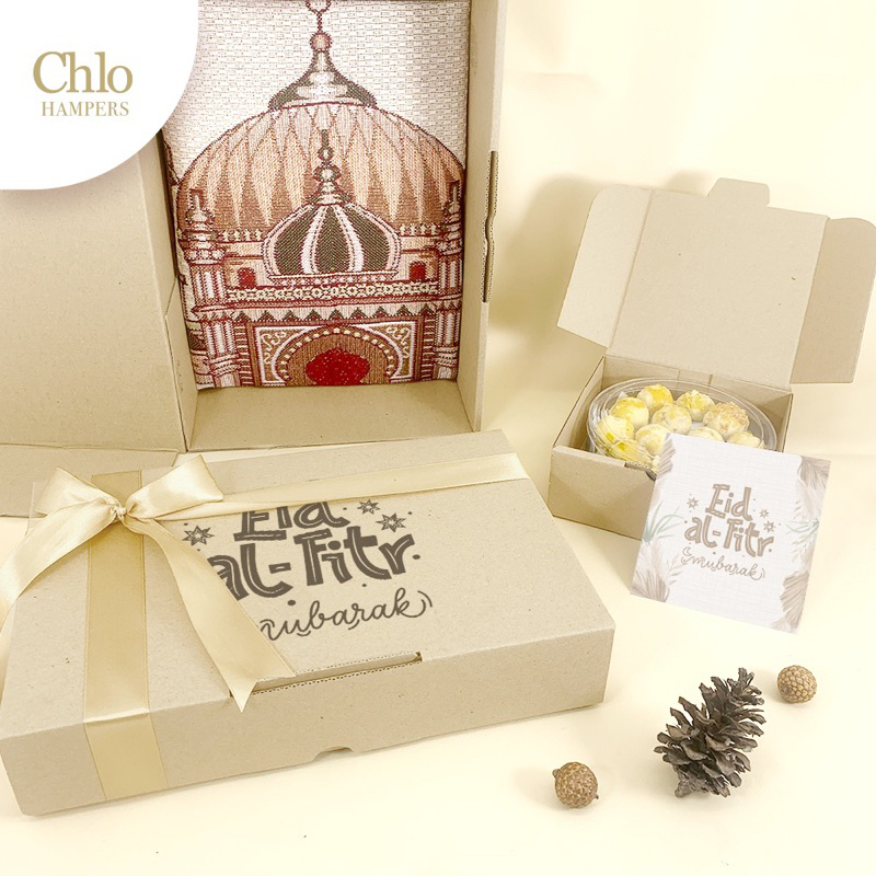 

Chlo Hampers Box Kado Kardus Hampers Selamat Idul Fitri eid al fitr / Adha ( kotak kado )