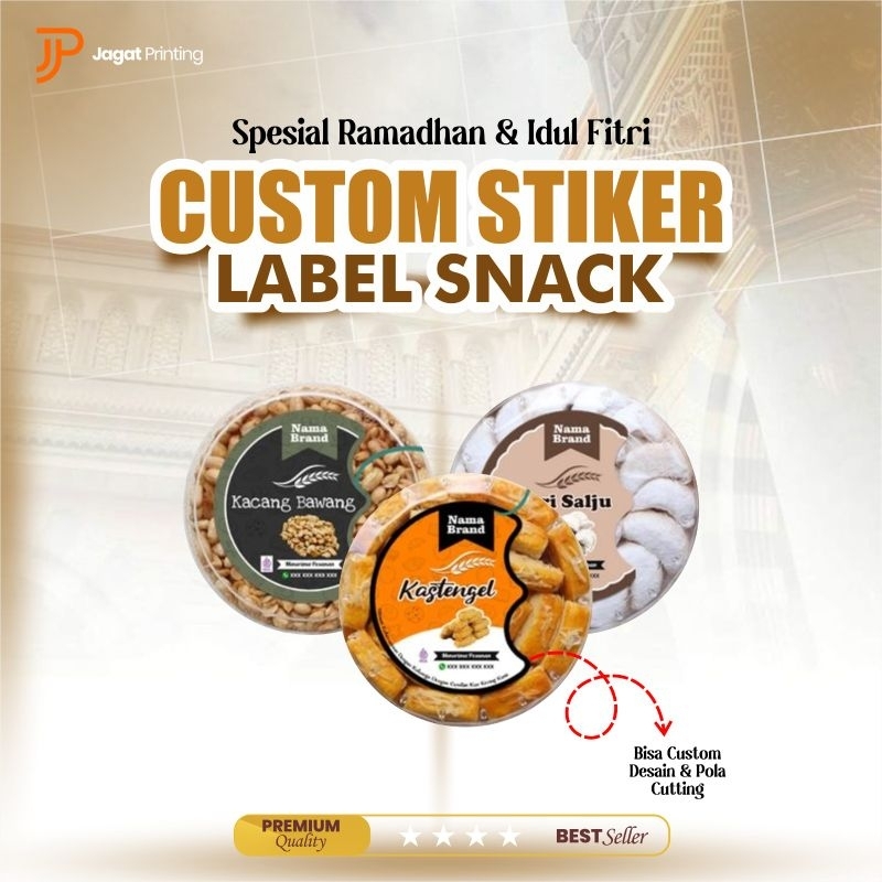 

Stiker Label Snack Ramadhan | Stiker Mirror Vinyl A3+ | Stiker Ramadhan + Cutting