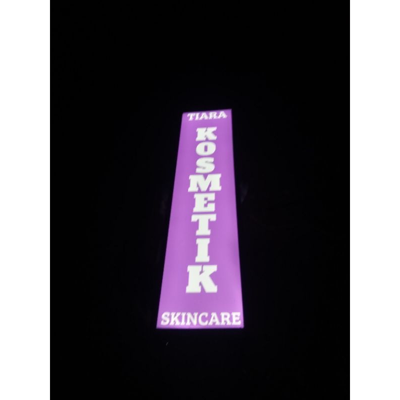 Neon box akrilik 2 sisi