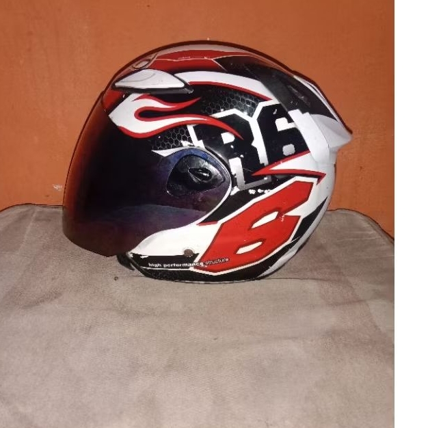 helm halface nhk r6. second/bekas