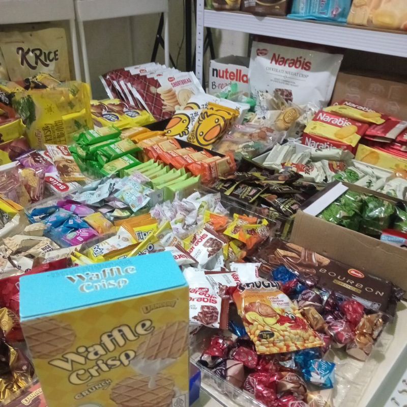 

etalase snack keep 130 rb timbangan 3,5