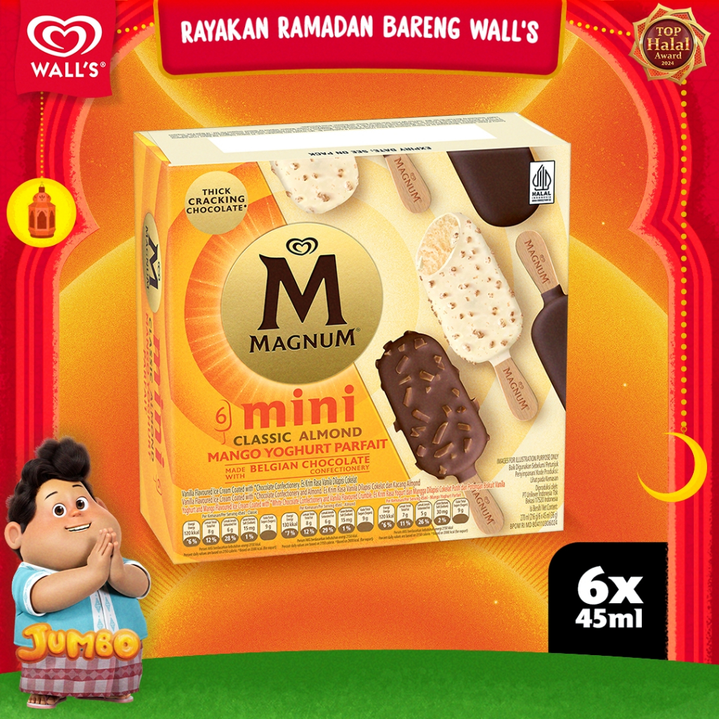 

MAGNUM MINI CLASSIC, ALMOND & MANGO - Es Krim/Ice Cream Wall's