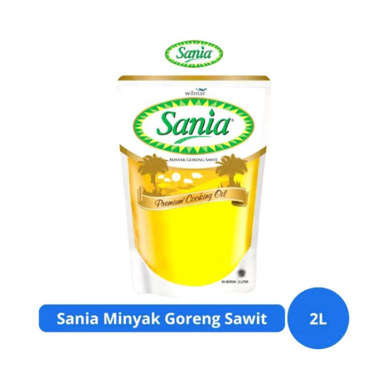 

Sania Minyak Goreng Sawit Premium Cooking Oil Pouch 2L