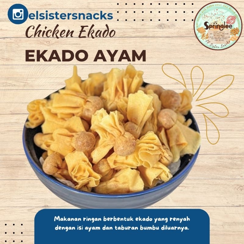 

Snack Ekado ayam Premium Super isi banyak Springlee Sarikaya Enak harga ter Murah Kiloan