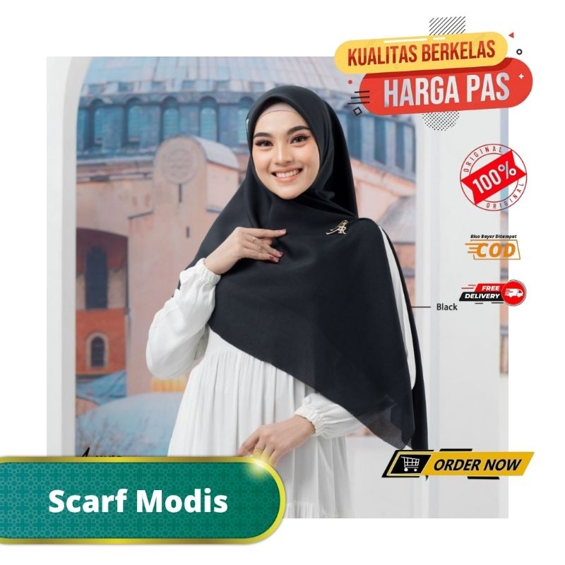 SCARF ARRAFI AYURA JUMBO HIJAB SEGIEMPAT VOAL JILBAB SEGIEMPAT POLOS