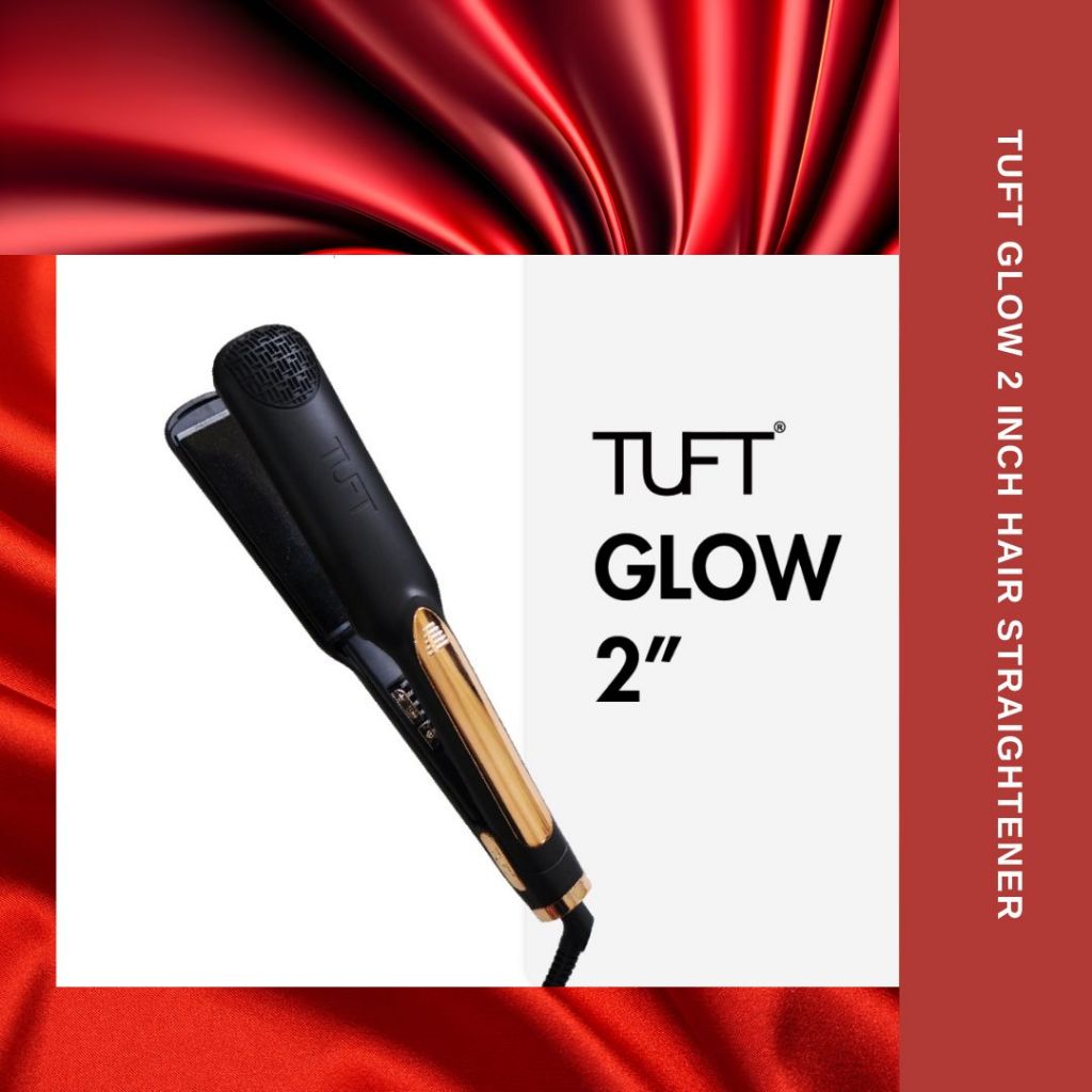 TUFT Glow  Hair Straightener 2 '' - Garansi Resmi Tuft 1th/Catok Rambut