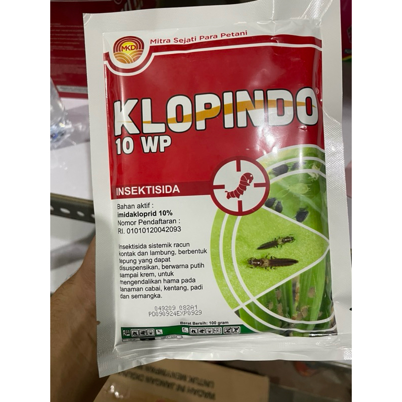 Insektisida KLOPINDO 10 WP 100 gram