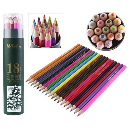 

PENSIL WARNA - M&G PENCIL COLOR HEXAGON 18 COLORS - PENSIL WARNA #AWP34362