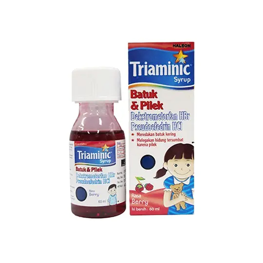TRIAMINIC BATUK PILEK 60 ML - Batuk-dan-Flu