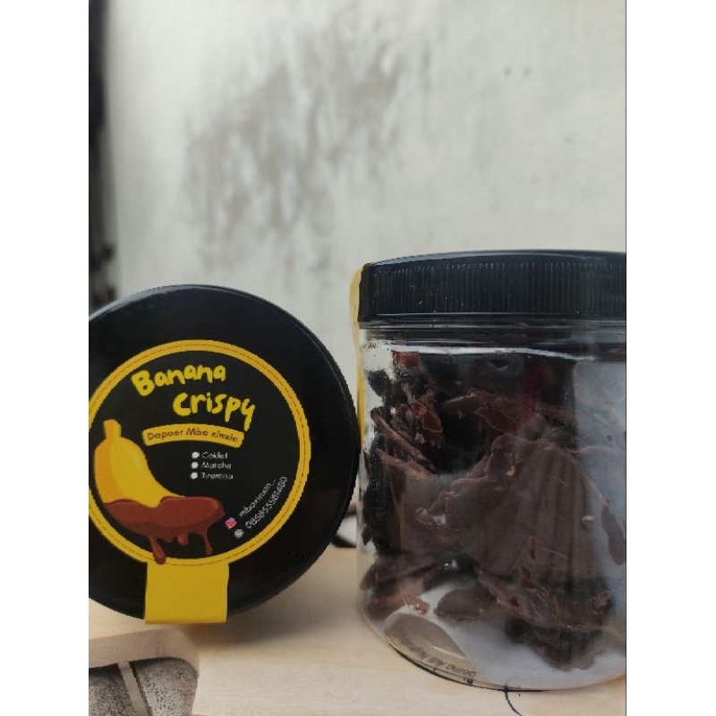 

BananaCrispy toples/kripik pisang Coklat lumer